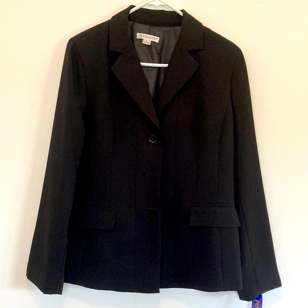 Pendleton Black Women's Blazer Jacket